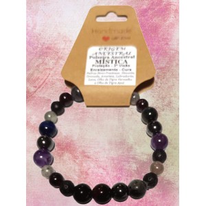 PULSEIRA ANCESTRAL - MÍSTICA (C/ PEDRAS SEMI-PRECIOSAS)
